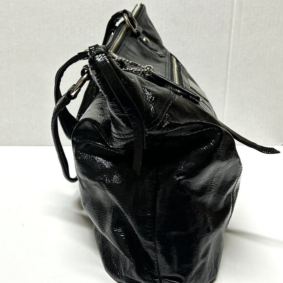 Black COACH Poppy handbag - Picture 4 of 8